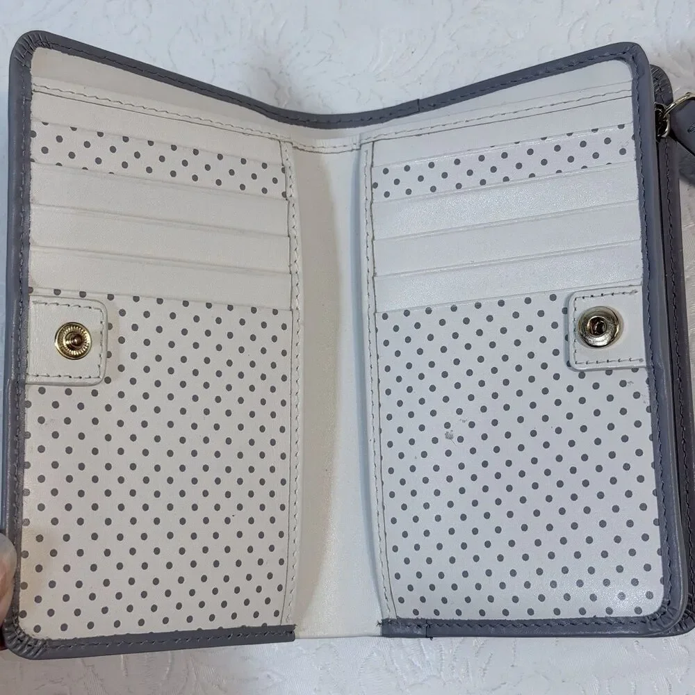 Radley London Heritage Gray Leather Wallet